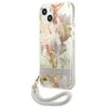 Dėklas Guess GUHCP13SHFLSU Apple iPhone 13 mini 5,4″ violetinė hardcase Flower Strap