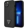 Guess GUHCP13SPSATLK Apple iPhone 13 mini 5,4″ juodos spalvos kietas dėklas SaffianoTriangle Logo