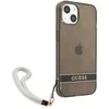 Guess GUHCP13SHTSGSK Apple iPhone 13 mini 5,4″ juodos spalvos kietas dėklas Translucent Stap