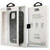 Karl Lagerfeld KLHCP13SMNMP1K Apple iPhone 13 mini 5,4″ kietas dėklas juodos spalvos Monogram Plaque