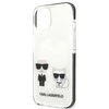 Apple iPhone 13 Mini Karl Lagerfeld dėklas Karl&Choupette baltos spalvos