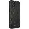Karl Lagerfeld KLHCP13SMNMP1K Apple iPhone 13 mini 5,4″ kietas dėklas juodos spalvos Monogram Plaque
