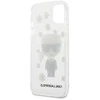 Dėklas Karl Lagerfeld KLHCP13SHFLT IPHONE 13 MINI 5.4 "TRANSPARENT/TRANSPARENT FLOWER IKONIK KARL