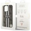 Guess GUHMP13LP4RPSW Apple iPhone 13 Pro / 13 6.1″ rudos spalvos kietas dėklas 4G Printed Stripes MagSafe
