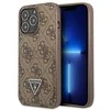 Dėklas GUESS GUHCP13LP4TPW IPHONE 13 PRO / 13 6.1 "BROWN / BROWN HARDCASE 4G TRIANGLE CARDSLOT LOGO