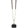Guess GUHCP13LP4TDSCPW Apple iPhone 13 Pro / 13 6.1″ rudos spalvos kietas dėklas Crossbody 4G Metal Logo