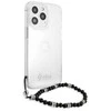 Dėklas GUESS GUHCP13LKPSBK IPHONE 13 PRO / 13 6.1 "TRANSPARENT HARDCASE Juodas PEARL