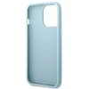 Guess GUHCP13LPS4MB Apple iPhone 13 Pro / 13 6,1″ /mėlynas kietas dėklas Saffiano 4G Small Metal Logo