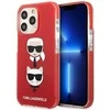 Apple iPhone 13 Pro Karl Lagerfeld dėklas Karl&Choupette Head (KLHCP13LTPE2TR) raudonos spalvos