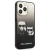 Karl Lagerfeld KLHCP13LTGKCK Apple iPhone 13 Pro / 13 6,1″ kietas dėklas juodos spalvos Gradient Ikonik Karl & Cho