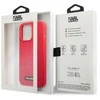 Karl Lagerfeld KLHCP13LSLMP1R Apple iPhone 13 Pro / 13 6,1″ kietas dėklas red Silicone Plaque