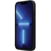 Apple iPhone 13 Pro Karl Lagerfeld silikoninis dėklas Ikonik Metal Pin (KLHCP13LSMHKNPK) juodos spalvos