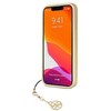 Guess GUHCP13XGF4GGR iPhone 13 Pro Max 6.7 quot; pilkas / pilkas kietas dėklas 4G Charms kolekcija