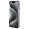 Apple iPhone 13 Pro Max Guess dėklas Ring Stand Script Glitter MagSafe (GUHMP13XHRSGSU) violetinės spalvos