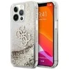 Guess GUHCP13XLG4GGO Apple iPhone 13 Pro Max 6,7″ auksinis kietas dėklas 4G Big Liquid Glitter