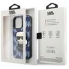 Karl Lagerfeld KLHCP13XPMNIKBL Apple iPhone 13 Pro Max 6,7″ kietas dėklas mėlynas Monogram Ikonik Patch
