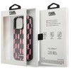 Karl Lagerfeld KLHCP13XMNMP1P Apple iPhone 13 Pro Max 6,7″ kietas dėklas rožinės spalvos Monogram Plaque