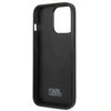 Apple iPhone 13 Pro Max Karl Lagerfeld dėklas Monogram Ikonik Patch raudonos spalvos