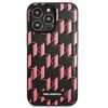 Apple iPhone 13 Pro Max Karl Lagerfeld dėklas Monogram Plaque (KLHCP13XMNMP1P) rožinės spalvos