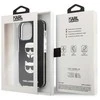Karl Lagerfeld KLHCP13XTPE2TK Apple iPhone 13 Pro Max 6,7″ kietas dėklas juodos spalvos Karl&Choupette Head