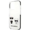 Karl Lagerfeld KLHCP13XTPEKCW Apple iPhone 13 Pro Max 6,7″ kietas dėklas baltos spalvos Karl&Choupette