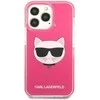 Apple iPhone 13 Pro Max Karl Lagerfeld dėklas Choupette Head (KLHCP13XTPECPI) rožinės spalvos