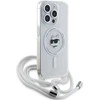 Karl Lagerfeld KLHMP13XHCCHNT Apple iPhone 13 Pro Max 6.7″ kietas dėklas skaidrus IML Choupette Head & Cord M