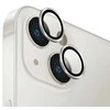 UNIQ Optix Aliuminio Camera LensProtector Apple iPhone 14 6.1" / 14 Plus 6.7" sterling sidabrinis su aplkatoiumi