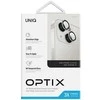 UNIQ Optix Aliuminio Camera LensProtector Apple iPhone 14 6.1" / 14 Plus 6.7" sterling sidabrinis su aplkatoiumi