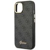 Guess GUHCP14SHG4SHK Apple iPhone 14 / 15 / 136.1" juodos spalvos hard dėklas 4G Vintage Gold Logo