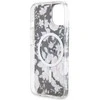 Guess GUHMP14SHCFWSK Apple iPhone 14 / 15 / 13 6.1″ juodos spalvos kietas dėklas Flower MagSafe
