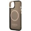 Guess GUHMP14SHTCMK Apple iPhone 14 / 15 / 136.1" dėklas telefonui juodos spalvos hard case Gold Outline Translucent MagSafe