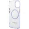 Apple iPhone 14 Guess Dėklas Gold Outline Translucent MagSafe (GUHMP14SHTCMU) violetinės spalvos