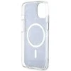 Guess GUHMP14SPCUMAK Apple iPhone 14 / 15 / 13 6.1″ juodos spalvos kietas dėklas Marble MagSafe