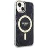 Apple iPhone 14 Guess dėklas Marble MagSafe (GUHMP14SPCUMAK) juodos spalvos