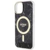 Apple iPhone 14 Guess dėklas Marble MagSafe (GUHMP14SPCUMAK) juodos spalvos