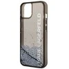 Apple iPhone 14 Karl Lagerfeld dėklas Liquid Glitter Elong juodos spalvos
