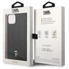 Karl Lagerfeld Quilted Puffy Ikonik Piin - dėklas skirtas Apple iPhone 14 Juodas