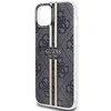 Guess GUHCP15MH4PSEGK Apple iPhone 15 Plus / 14 Plus 6.7″ juodos spalvos kietas dėklas IML 4G Gold Stripe