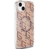 Dėklas GUESS GUHMP15MHGCUSTGW IPHONE 15 PLUS / 14 PLUS 6.7 "BROWN / BROWN HARDCASE IML GCUBE MAGSAFE