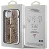 Guess GUHCP15MH4PSEGW Apple iPhone 15 Plus /14 Plus 6.7″ rudos spalvos kietas dėklas IML 4G Gold Stripe