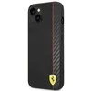 Apple iPhone 14 Plus Ferrari dėklas Carbon (FEHCP14MaxBK) juodos spalvos