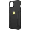 Apple iPhone 14 Plus Ferrari odinis dėklas Stamp Sides (FEHCP14MRBUK) juodos spalvos