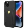 Apple iPhone 14 Plus Ferrari odinis dėklas Stamp Sides (FEHCP14MRBUK) juodos spalvos