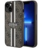 Dėklas GUESS GUHMP14MP4RPSW IPHONE 14 PLUS / 15 PLUS 6.7 "BROWN / BROWN HARDCASE 4G PRINTED STRIPES MAGSAFE