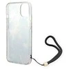 Guess GUOHCP14MHFLSB Apple iPhone 14 Plus / 15 Plus 6.7" mėlynas kietas dėklas su gėlių raštu