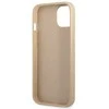 Guess GUHCP14MPSATLE Apple iPhone 14 Plus / 15 Plus 6.7″ beige kietas dėklas SaffianoTriangle Logo