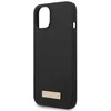 Dėklas GUESS GUHMP14MSBPLK IPHONE 14 PLUS / 15 PLUS 6.7 "Juodas / Juodas HARD CASE SILICONE PLATE MAGSAFE LOGO