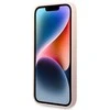Karl Lagerfeld KLHMP14MSNIKBCP Apple iPhone 14 Plus / 15 Plus 6,7″ kietas dėklas rožinės spalvos Silicone Ikonik Mag