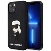Karl Lagerfeld KLHCP14M3DRKINK Apple iPhone 14 Plus / 15 Plus 6.7″ juodos spalvos kietas dėklas Rubber Ikonik 3D